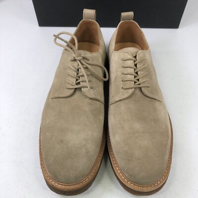 COACH Men\'s Suede Derby W/Crepe Sole, Oat Brown Coach Men main image 2