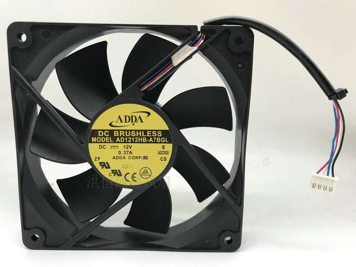 Ventilateur 12 Cm 12025 - 12V, 0.37A, 3 Broches - Pour Refroidissement PC Ou Boîtier - Neuf