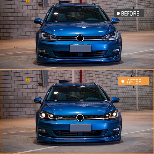 For 2013-2018 VW Golf 7 MK7 LED Headlights W/Dynamic Indicator ,Full LED Lamps - Picture 2 of 18