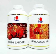 DXN Reishi Gano RG 360 + Ganocelium GL 360 Capsules Ganoderma Lingzhi