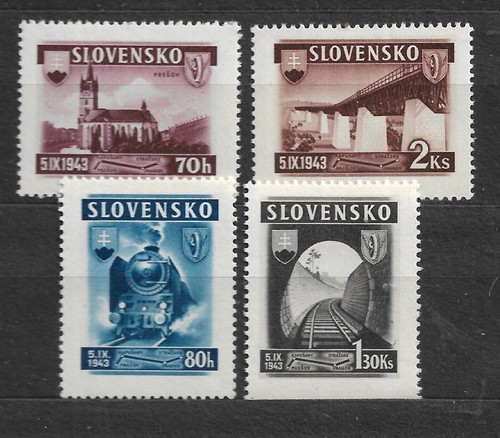 Slovakia, Railroad Mi. 124-127