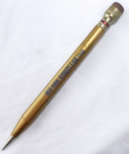 Eagle Pencil Co 1940 NEW YORK WORLD'S FAIR MECHANICAL PENCIL - Works ~ T161