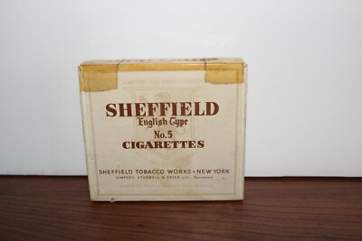 Mani/昭和レトロ/タバコ瓶　No.5 Vintage Sheffield Imperials No. 5 Cigarettes Original Box