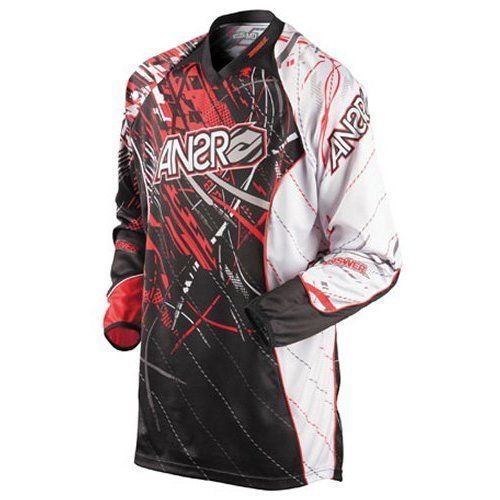 M Medium Wired James Stewart MX Motorbike BMX Jersey Honda Red Black - Picture 1 of 2