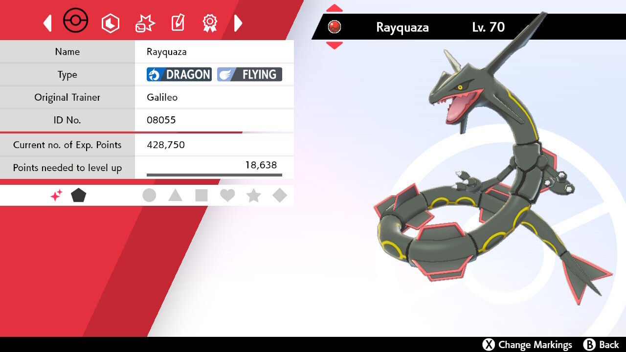 Pokemon Go - Rayquaza (Shiny), Video Gaming, Gaming Accessories