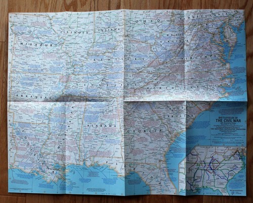 National Geographic April 1961 & Map; Coke Ad; Civil War; Scotland; Venice; Bats - Bild 3 von 10