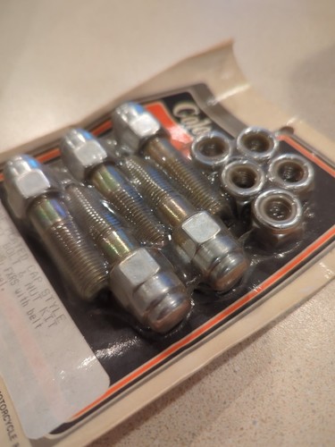 Harley Chrome Rear Belt Pulley Hardware Kit Colony 8844-10 FXWG FXRS - 第 2/3 張圖片