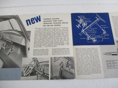 1948 GMC New Features for New GMCs Truck Brochure, 100 through 350 Series - Picture 2 of 3