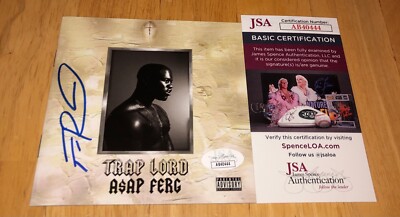 ASAP Ferg Trap Lord Signed Autographed CD Cover JSA | eBay