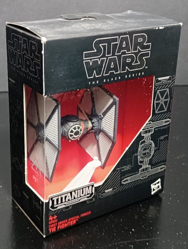 STAR WARS TITANIUM #04 FIRST ORDER SPECIAL FORCES TIE FIGHTER DIE-CAST VEHICLE - Picture 9 of 10