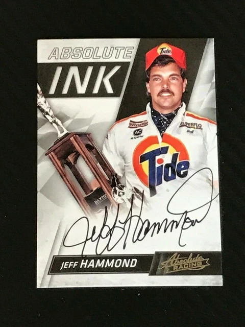 Jeff Hammond TIDE DAYTONA WIN ABSOLUTE INK 2017 PANINI autographed NASCAR card