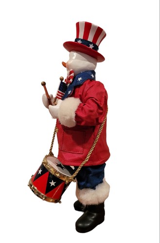 Possible Dreams Clothtique Snowman Santa "Oly Doodledrum" 2001 #718053 In Box - Picture 4 of 8