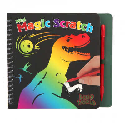 Dino World Magic Scratch Dinosaurs Depesche Dinosaur Activity Book Engraving 