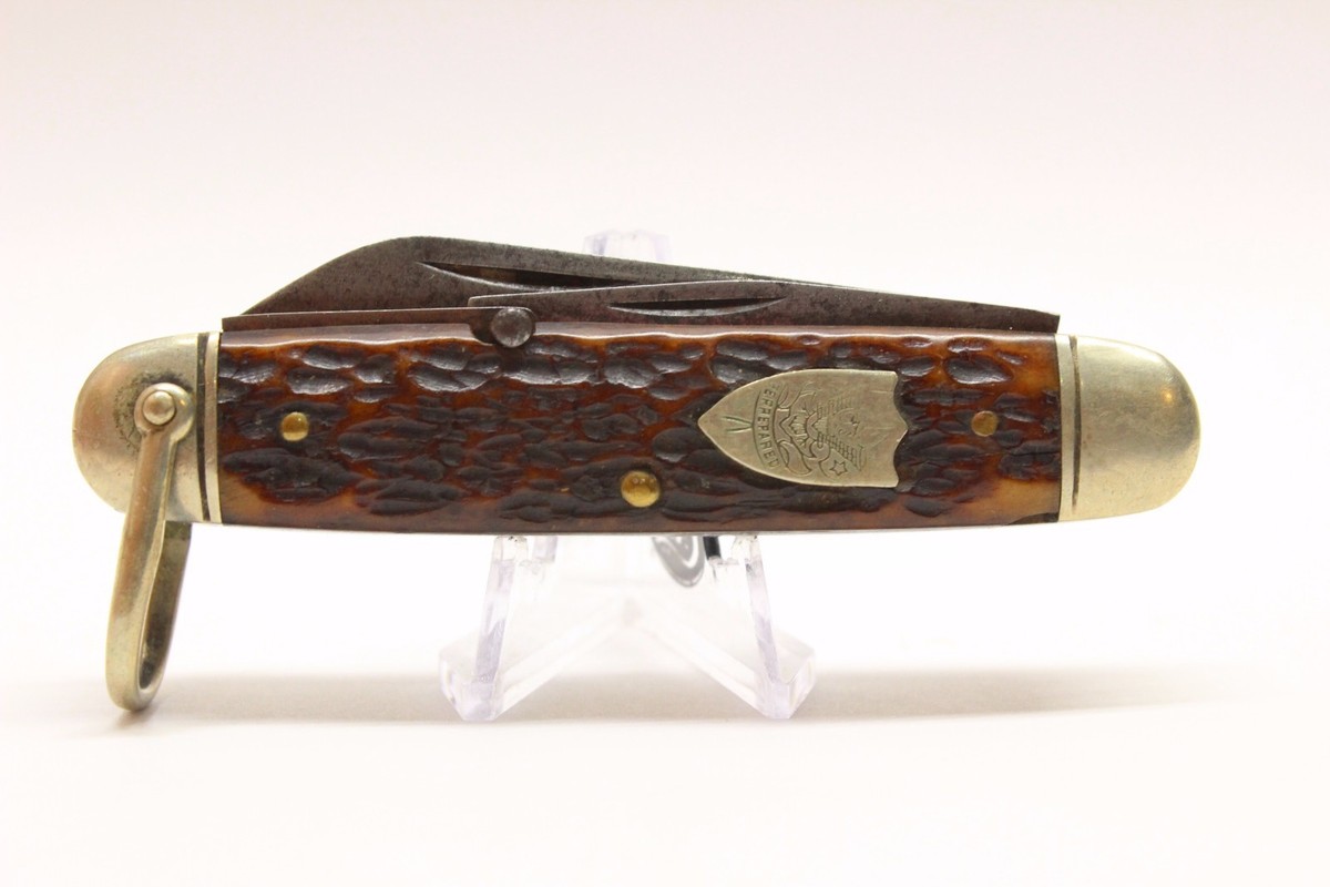 Ulster Knife Co 1502 Boy Scout Knife Circa 1940's Post-Dwight