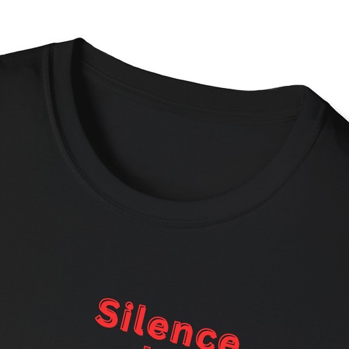 Silence Is Compliance tee shirt Child Abuse Trafficking Awareness T-Shirt - Picture 10 of 27