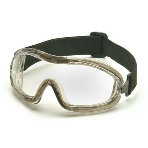 Gafas químicas de ventilación indirecta Pyramex G704T cuerpo gris transparente antiniebla G704T - Imagen 2 de 2