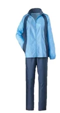 JACKET & PANTS SET, MISSES LARGE, NEW, TAGS ON, LIGHT BLUE JACKET, NAVY PANTS,
