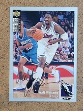 1994-95 UD Collector's Choice Basketball Silver Signature #137 Walt Williams