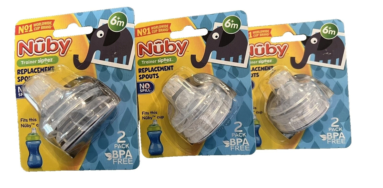 Nûby 6 Months Baby Bottle Nipples