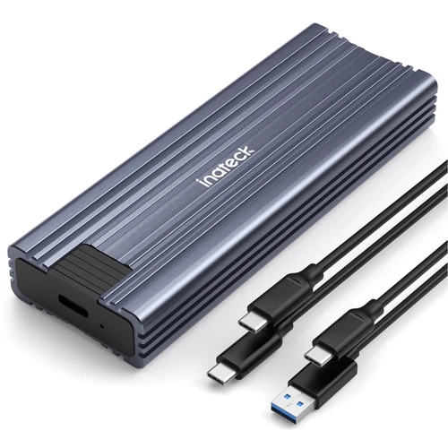 Inateck NVMe M.2 Festplattengehäuse 10 Gbps Übertragung SATA SSD USB C 3.2 GEN 2