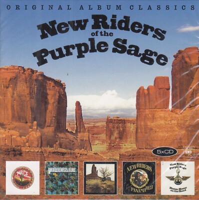 The New Riders of the Purple Sage / Powerglide, Gypsy Cowboy, u.a.  (5 CDs,OVP)