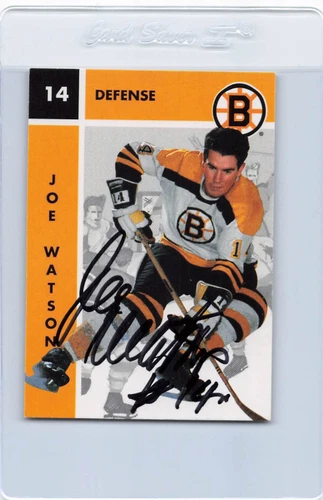 1995/96 Parkhurst #3 Joe Watson Bruins Signed Auto *J7762