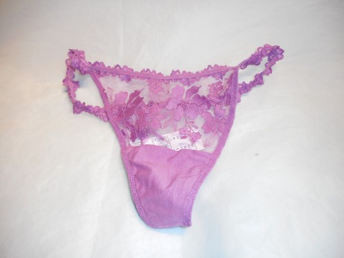 Intimissimi Women's Bright Violet Thong Panty MEDIUM - Picture 19 of 19