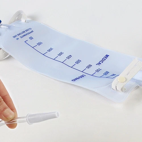 10x Catheter Leg Bag 1000ml Urinary Drainage,2Pcs Catheter Holder Strap Non-Slip - Picture 6 of 16