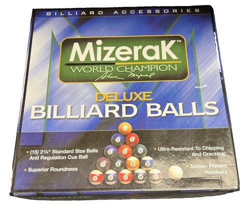 Cyclop Zeus Pool Balls Tournament TV Pro 2-1/4 Inch Complete Set