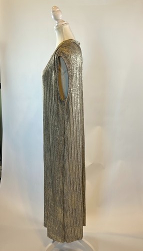 Akemi + Kin | Corrina Ribbed Metallic Sleeveless Jersey Shift Midi Dress | XL - Bild 7 von 13