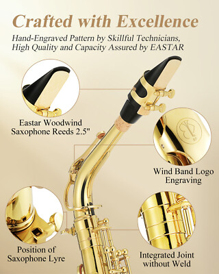 Eastar アルトサックス AS-Ⅲ Amazon | Eastar サックス アルトサックス Eb Saxophone