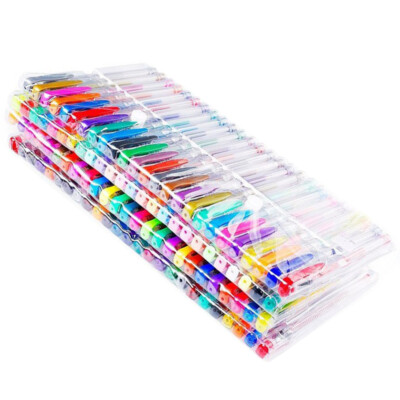 100 Gel Pen Set Metallic Pastel Glitter Gel Pens for Adult Kids