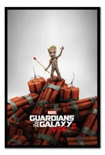 88870 Guardians Of The Galaxy Vol 2 Groot Dynamite Decor Wall Print Poster