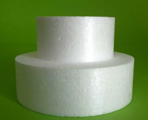 Mini Torte 2-stöckig/2-Set Ø 15/10x5 cm Dummy Scheiben Rund Styropor Bestellung - Picture 2 of 10