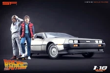 Back To The Future, Michael J Fox - Christopher Lloyd Figurines, by SF,  1/18.