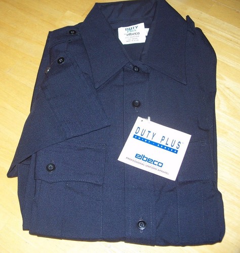 Elbeco Duty Plus NEW Class A Long Sleeve Women's Dark Navy Uniform Shirts - Picture 2 of 2