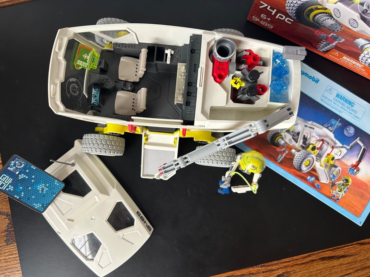 PLAYMOBIL Space Mars Research Vehicle (9489) with Light and
