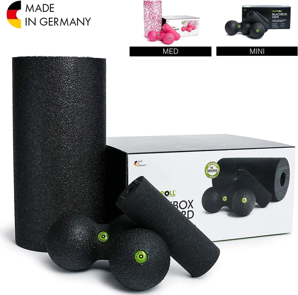 Blackroll Blackbox Set - Rodillos de espuma - Bolas de masaje para entrenamiento, fitness y gimnasio Foto 2 de 4