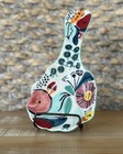 Anthropologie Ceramic Hand Painted Floral Theme Stoneware Spoon Rest Kitchen