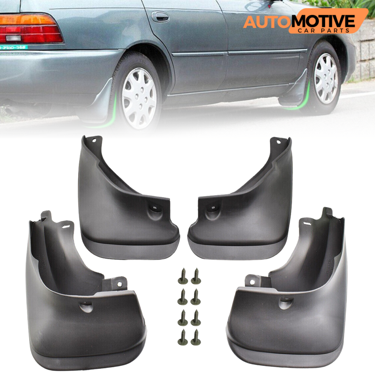 For 1993-1997 Toyota Corolla Sedan Mud Flaps Splash Guards Front+