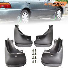 For 1993-1997 Toyota Corolla Sedan Mud Flaps Splash Guards Frontrear 4 Pc Set For 1993-1997 Toyota Corolla Sedan Mud Flaps Splash Guards Frontrear 4 Pc Set