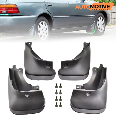 For 1993-1997 Toyota Corolla Sedan Mud Flaps Splash Guards Front+