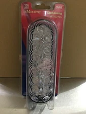 Maxxima M63322YCL Park/Front & Rear Turn Light 6" Oval Amber Clear