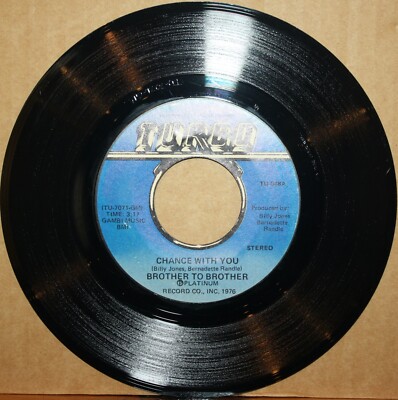 BROTHER TO BROTHER **Chance With You** JONI Soul Funk Boogie 45 on