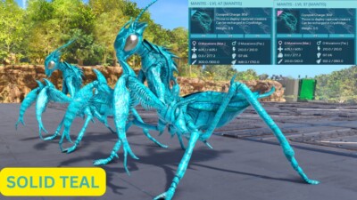 Ark Survival Ascended PVE SOLID TEAL MANTIS PAAR XBOX/PC/PS5
