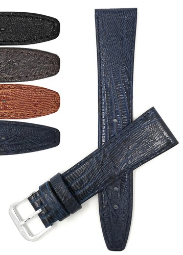Bandini Watch Band, Leather Strap, Lizard Pattern, 10mm, to 20mm, Odd Sizes too - Picture 1 of 20