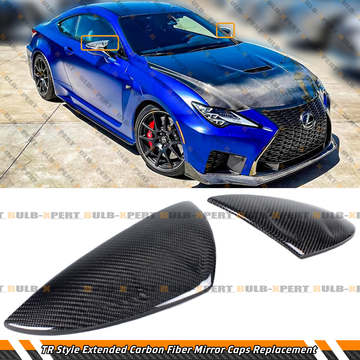 Full Fender and Mirror Kit | LEXUS RC-F 2022 Full Fender and Mirror Kit | LEXUS RC-F 2022