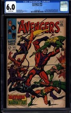 Avengers 55 CGC 6.0 OW Silver Age Key Marvel 1st Appearance Ultron IGKC L@@K