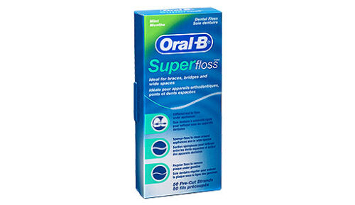 Oral B Super Floss Packets and Cartons - 50pk - Bulk Buy Save - Picture 2 of 3