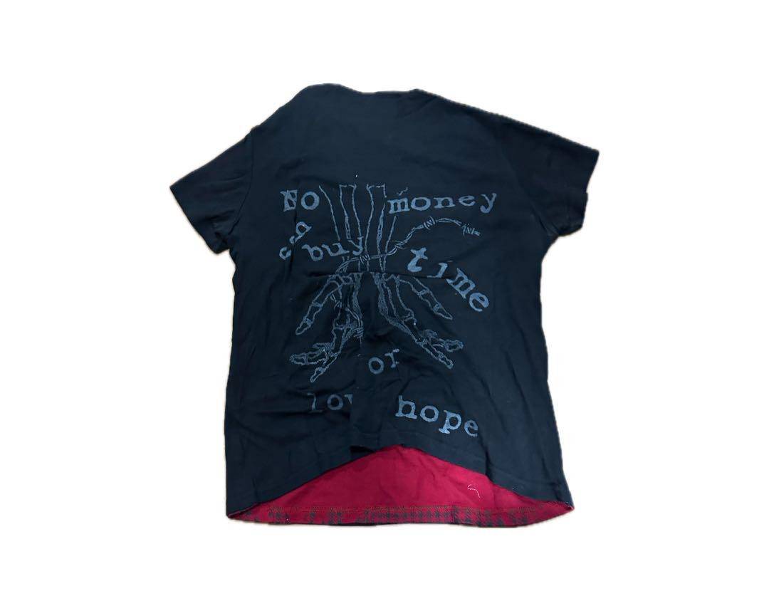 H.Naoto 00s Archive Grunge Punk T-Shirt Y2K Short Sleeve H.Naoto 00s Archive Grunge Punk T-Shirt Y2K Short Sleeve